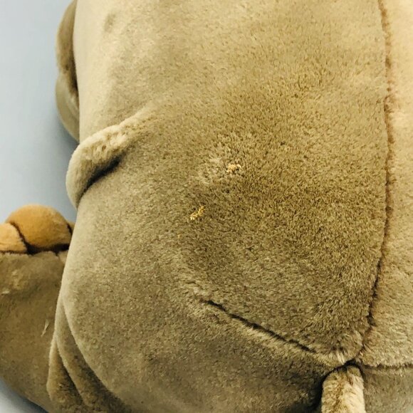 fine toy stuffed animal rhino gray plush safari medium 23x11" missing baby READ - Picture 5 of 10
